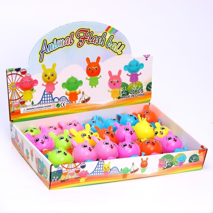 Ёжка &laquo;Зайка&raquo; световой, цвета МИКС