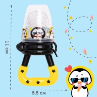 Ниблер для прикорма &laquo;ТРЕНД. Пингвин&raquo; в наборе с силиконовыми сеточками 2шт