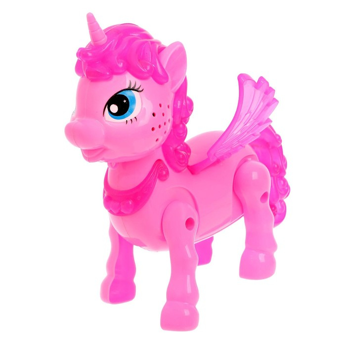 Музыкальная игрушка «Любимый единорог» ходит, звук, цвет МИКС Музыкальная игрушка «Любимый единорог» ходит, звук, цвет МИКС