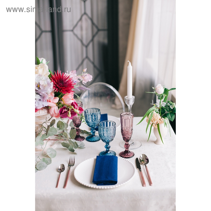 Бокал из стекла для шампанского Magistro &laquo;Ла-Манш&raquo;, 160 мл, цвет розовый