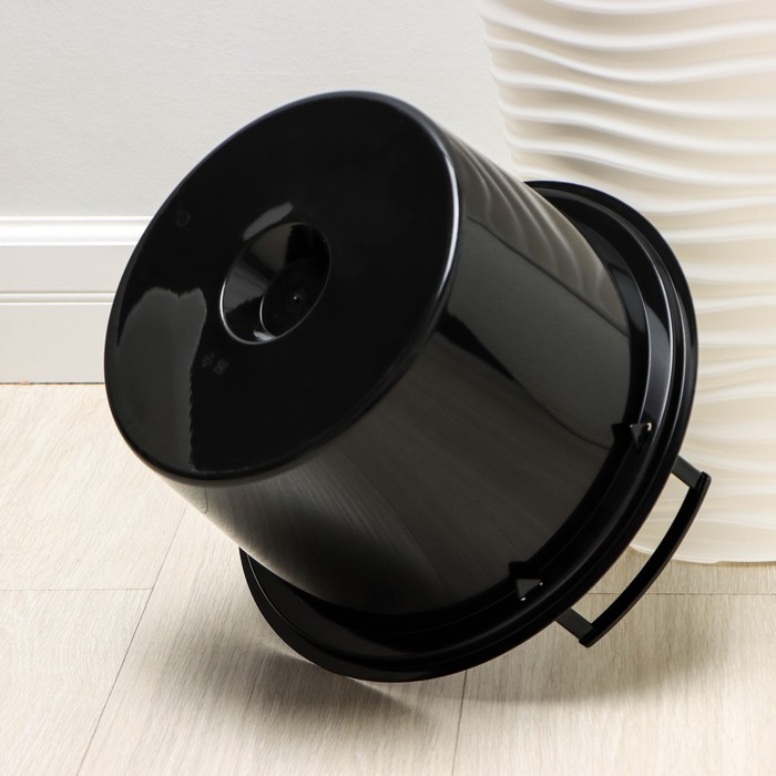 Кашпо для цветов со вставкой &laquo;Дюна&raquo;, 19,5 л, цвет белый