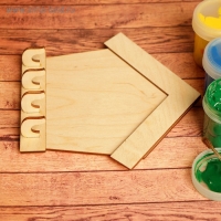 Заготовка для творчества &laquo;Ключница домик&raquo;, на 4 крючка