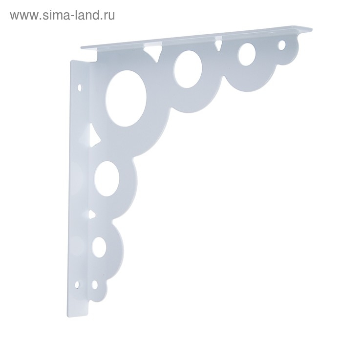 Кронштейн декоративный 182х182 мм, белый, 40 шт