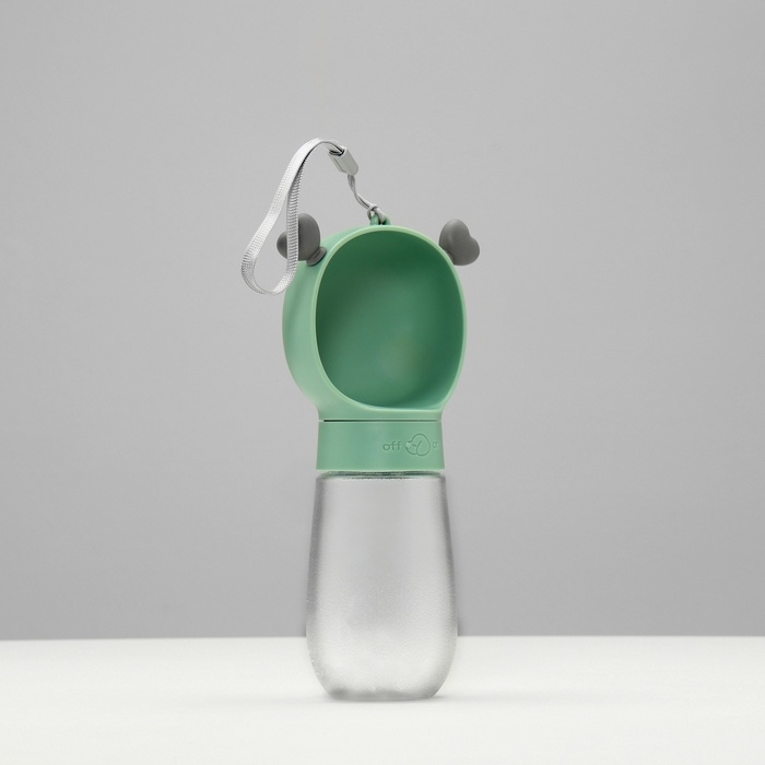 Поилка прогулочная 345 мл, зелёная