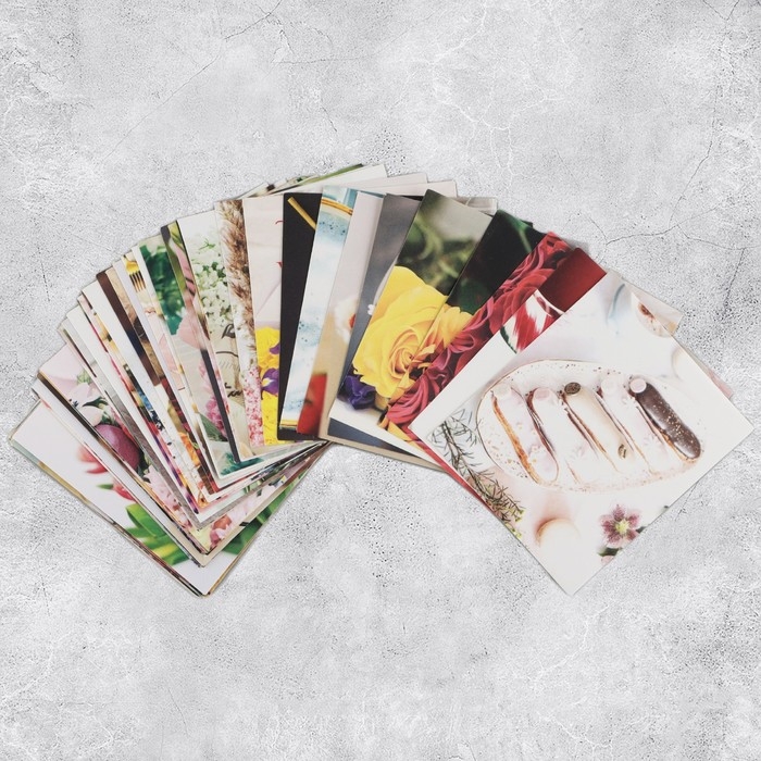 Наклейки-стикеры, набор,&laquo;Цветы&raquo;, 6 х 7 см, 50 шт