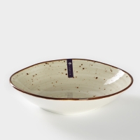 Тарелка глубокая фарфоровая Samold &laquo;Хорека Графит&raquo;, 750 мл, d=21 см