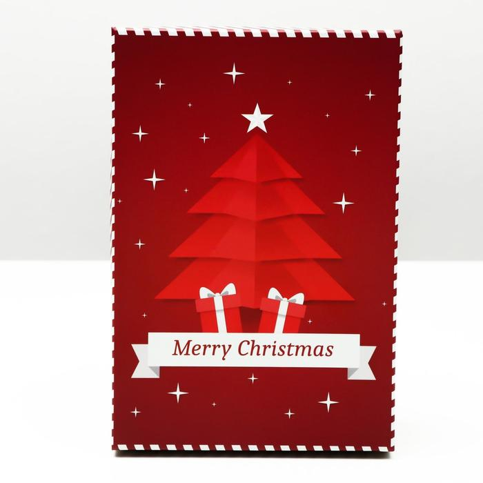 Набор коробок 3 в 1 Merry christmas, 23 х 16 х 9,5 - 19 х 12 х 6,5 см