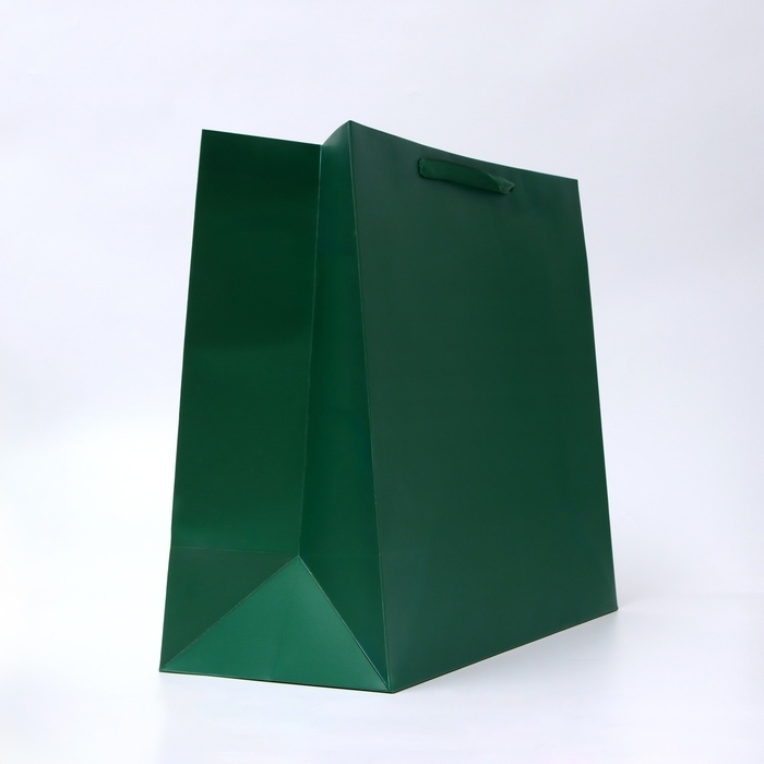 Пакет ламинированный горизонтальный "Изумрудный", XL 49 &times; 40 &times; 19 см