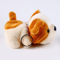 Мягкая игрушка &laquo;Щенок&raquo;, на брелоке, цвета МИКС