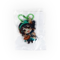 Брелок для ключей акриловый на цепочке &laquo;Девочка&raquo;, 3.8 х 9 см