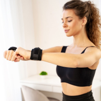 Утяжелители на запястье, 2 шт. &times; 300 г, цвет чёрный