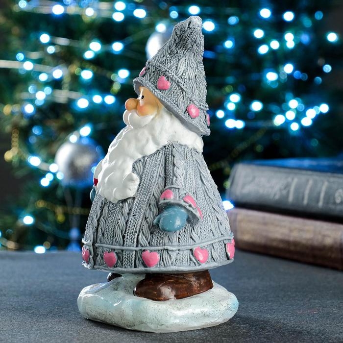 Фигура "Дед мороз с карамелькой" 9х11х18см