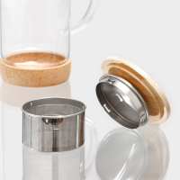 Чайник заварочный стеклянный на подставке SL Home &laquo;Риальто&raquo;, 600 мл, цвет прозрачный