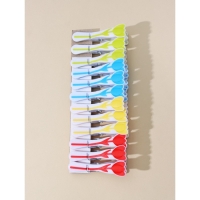 Прищепки бельевые &laquo;Тюльпаны&raquo;, 8,5 см, 12 шт, цвет МИКС