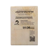 Пантогнматоген &laquo;Женская красота&raquo; с красной щёткой и боровой маткой, 30 капсул по 500 мг