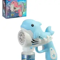 Генератор мыльных пузырей "Дельфинчик", световые эффекты, работает от батареек