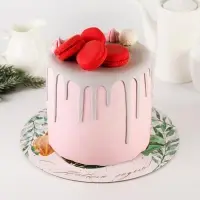 Подложка под торт усиленная &laquo;С новым годом&raquo;, 28 см, 2 мм