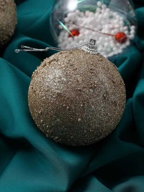 Набор шаров пластик d-8 см, 9 шт "Орсон" люкс