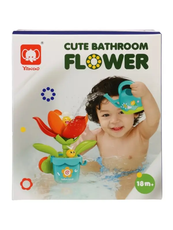 Игрушка для ванны "Цветочек" с лейкой, на присосках