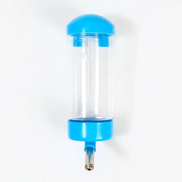 Поилка для клетки, 400 мл, 9 х 6 х 20 см, голубая