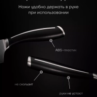 Набор кухонных ножей из 3 предметов Stein 3SS