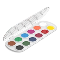 Акварель 12 цветов, ErichKrause ArtBerry, медовая, без кисти, пластиковая коробка, европодвес