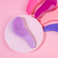 Расчёска массажная, 5,5 &times; 15 см, PVC коробка, цвет МИКС