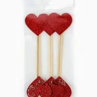 Шпажки для канапе &laquo;Сердечки ажур&raquo;, 6 шт