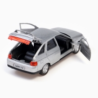 Машина металлическая &laquo;ВАЗ-2112&raquo;, открываются двери, багажник, инерция, 12 см, серебристый