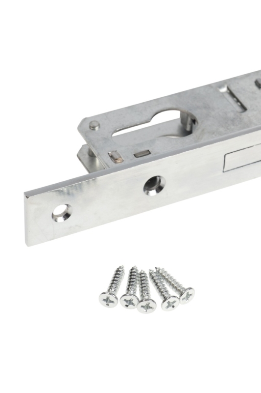 Замок врезной LOCKLAND, узкопрофильный, без ручек, Backset 20 мм, под ц/м, м/о 85 мм