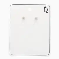 Серьги "Цветок розы", цвет белый в золоте