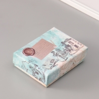 Сургучный набор "Бобёр" печать, ручка, сургуч 12,5х10х3,6 см