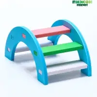Лесенка для грызунов с цветными ступеньками, синий