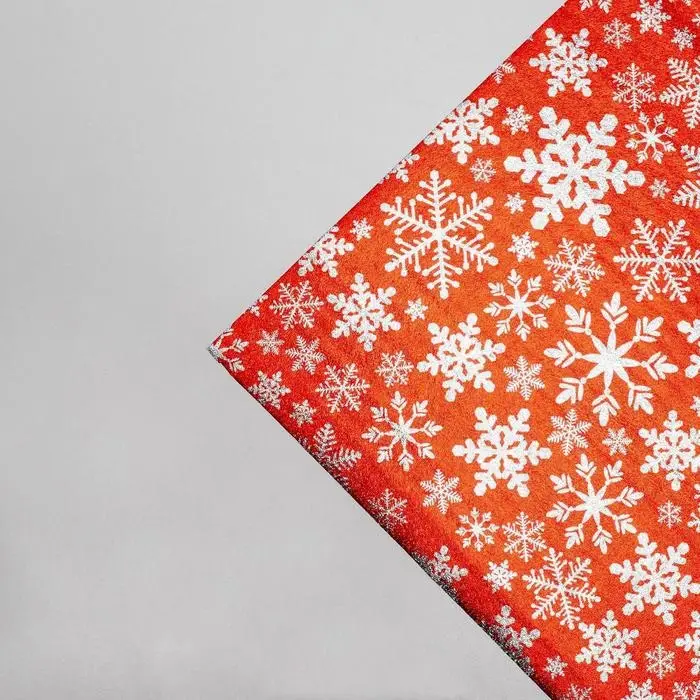 Плёнка упаковочная на Новый год фольгированная &laquo;С Новым Годом&raquo;, 70 х 50 см