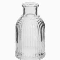 Ваза настольная стекло "Миниатюра" (набор 12 шт) 8-13 см, прозрачный