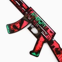 Деревянное оружие, детское сувенирное &laquo;Анархия&raquo;, автомат, 72,3 х 17,7 см