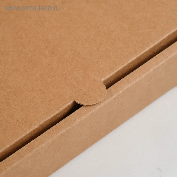 Коробка для пиццы, бурая, 30 х 30 х 4 см