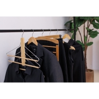 Плечики - вешалка для одежды LaDо́m Bois, 41&times;38 см, многоуровневая, деревянная сорт А