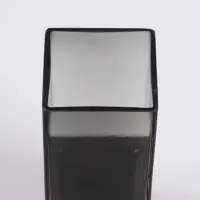 Ваза &laquo;Данте&raquo;, 20&times;8 см, стекло, серая