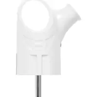 Вилка угловая с ушком TANGO, 16 А, 250 В, IP 20, с заземлением, белая, индивидуальная упаковка 10981