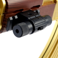 Автомат "АК-47 золотой" с лазером, 46 см