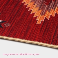 Набор ковриков для ванной и туалета Доляна &laquo;Мира&raquo;, 2 шт, 50&times;80 см, 50&times;40 см