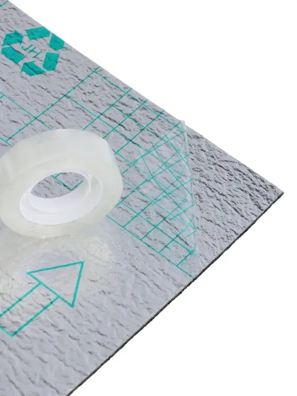 Самоклеящийся ковролин 30х30см, черный