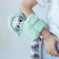 Мягкая игрушка "Джу на 2 браслетах", мятный, 20 см LRta-021