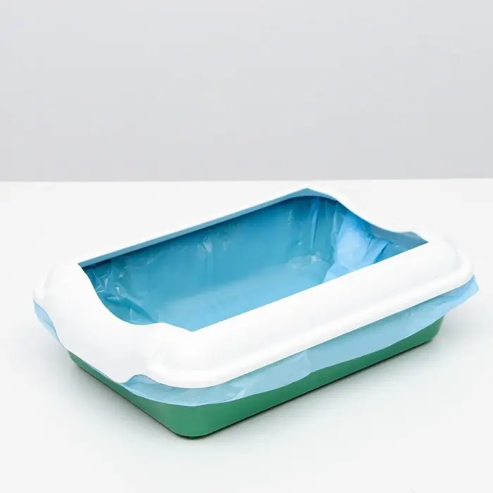 БИО Пакеты для кошачьих лотков "Пижон" 45х65 см, 12 мкм, 10 шт, белые