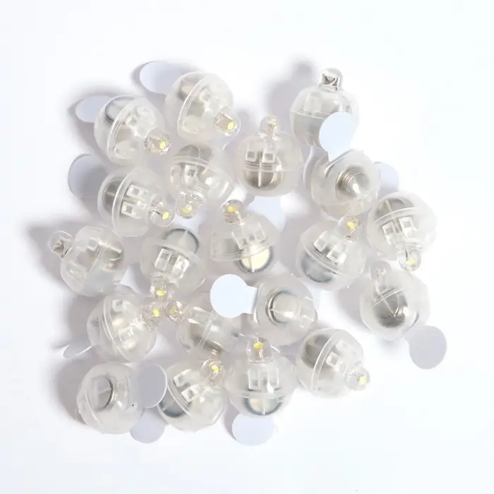 Светодиод для воздушного шара, круглый, цвет жёлтый, пластик