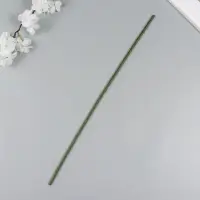 Проволока для изготовления искусственных цветов "Зелёная" обмотка бумага 50см сечение 0,5 см   10424