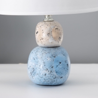 Настольная лампа с абажуром RISALUX &laquo;Эмма&raquo;, Е14, 40 Вт, 20&times;20&times;27 см