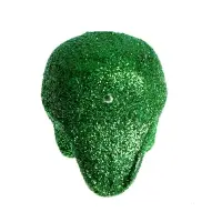 Фигурка для поделок и декора &laquo;Череп&raquo;, набор 6 шт., размер 1 шт: 4 &times; 4,5 &times; 4,5 см, цвет зелёный