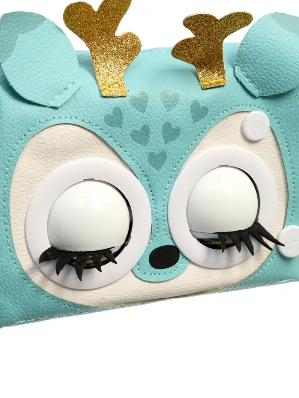 Музыкальная игрушка-сумочка "Олененок" звук, глазки моргают